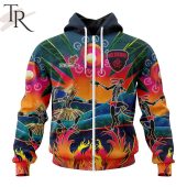 Afl Melbourne Football Club Special Naidoc Week 2024 Keep The Fire Burning Design Hoodie 2 K4a1k.jpg - demo10