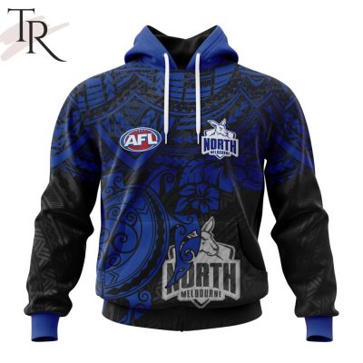 AFL North Melbourne Football Club Polynesian Concept Kits Hoodie - Torunstyle