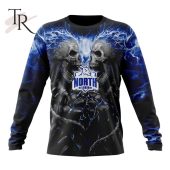 Afl North Melbourne Football Club Special Skull Art Design Hoodie Mesmerising - demo10