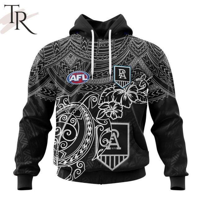 AFL Port Adelaide Football Club Polynesian Concept Kits Hoodie - Torunstyle