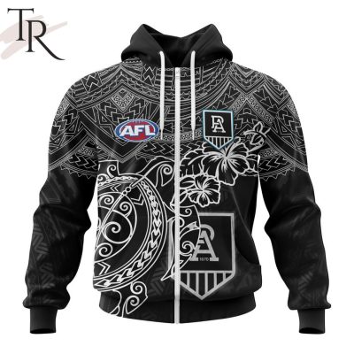 AFL Port Adelaide Football Club Polynesian Concept Kits Hoodie - Torunstyle