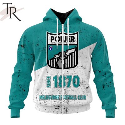 AFL Port Adelaide Football Club Special Retro Heritage Design Hoodie - Torunstyle
