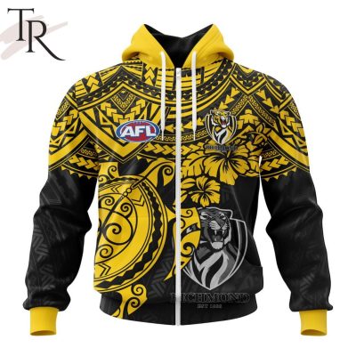 AFL Richmond Tigers Polynesian Concept Kits Hoodie - Torunstyle