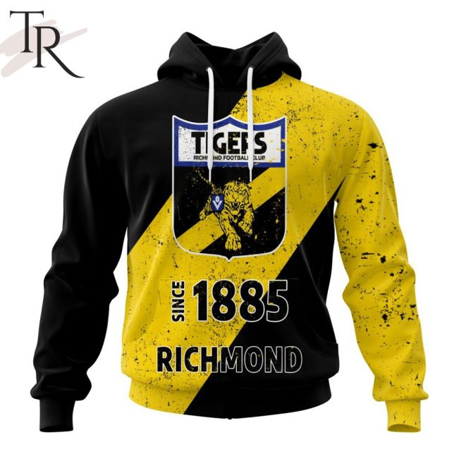 AFL Richmond Tigers Special Retro Heritage Design Hoodie - Torunstyle