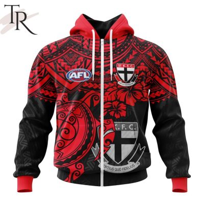 AFL St Kilda Football Club Polynesian Concept Kits Hoodie - Torunstyle