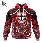 Afl St Kilda Football Club Special Indigenous Mix Polynesian Design Hoodie 1 Mjgiz.jpg - demo10