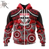 Afl St Kilda Football Club Special Indigenous Mix Polynesian Design Hoodie 2 D3jpk.jpg - demo10