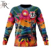 Afl St Kilda Football Club Special Naidoc Week 2024 Keep The Fire Burning Design Hoodie 6 U8ccr.jpg - demo10