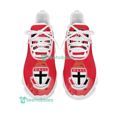 AFL St Kilda Saints Custom Name Red Mascot Max Soul Shoes