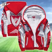 Afl Sydney Swans Fc Fleece Hoodie Limited Edition Wow, Cute Pie - demo10