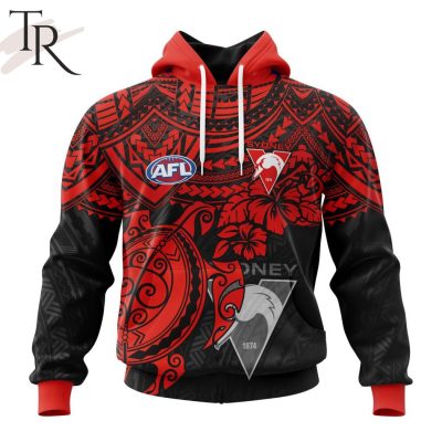 AFL Sydney Swans Polynesian Concept Kits Hoodie - Torunstyle