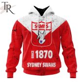 Afl Sydney Swans Special Retro Heritage Design Hoodie Awesome Pic Guys - demo10