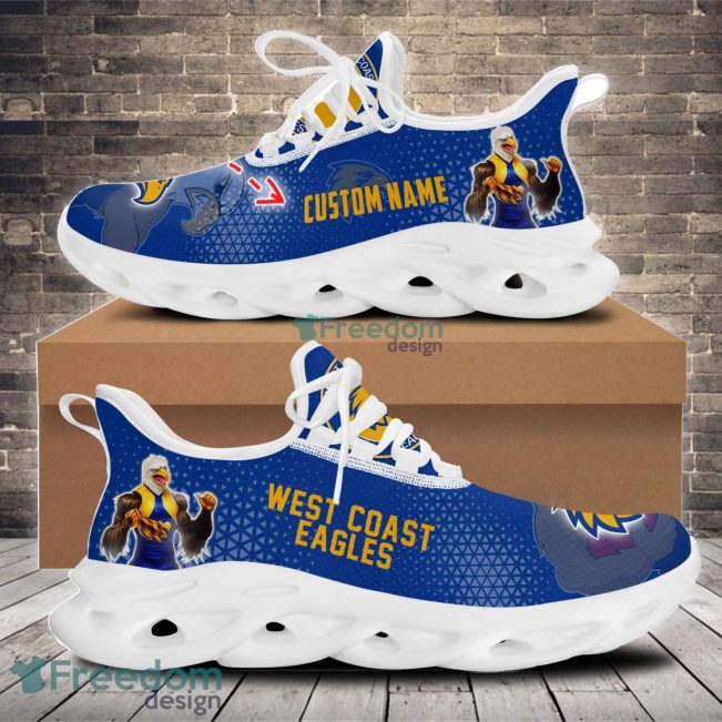 AFL West Coast Eagles Custom Name Mascot Max Soul Shoes