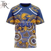 Afl West Coast Eagles Special Indigenous Mix Polynesian Design Hoodie Coolosm - demo10