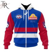 Afl Western Bulldogs Personalized 2024 Home Hoodie Rocking Picture - demo10