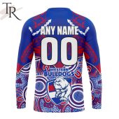 Afl Western Bulldogs Special Indigenous Mix Polynesian Design Hoodie Cool Dp - demo10