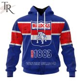 AFL Western Bulldogs Special Retro Heritage Design Hoodie - Torunstyle