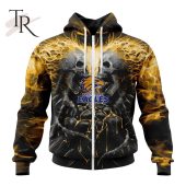 Afl Western Bulldogs Special Skull Art Design Hoodie Nice Photo Dude - demo10