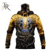 Afl Western Bulldogs Special Skull Art Design Hoodie Elegant And Sober Pic - demo10
