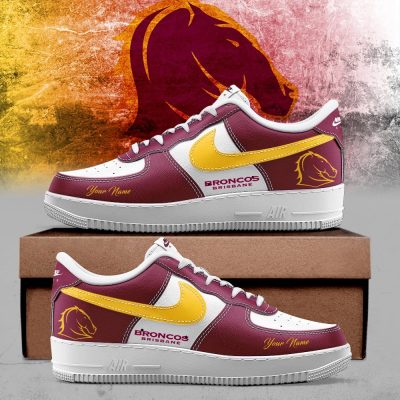 Brisbane Broncos Custom AF1 Shoes