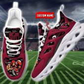 Nfl Arizona Cardinals Custom Name Red Mascot Max Soul Shoes 4940.jpeg - demo10