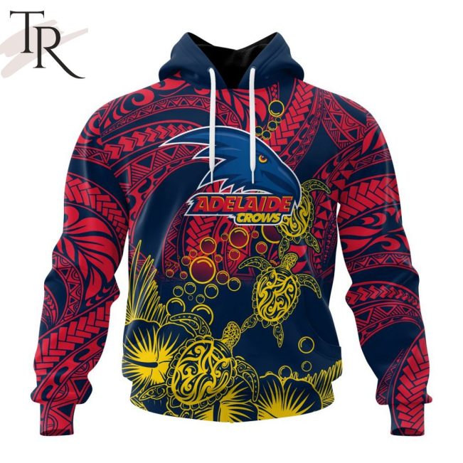 Personalized AFL Adelaide Crows Special Polynesian Design Hoodie - Torunstyle