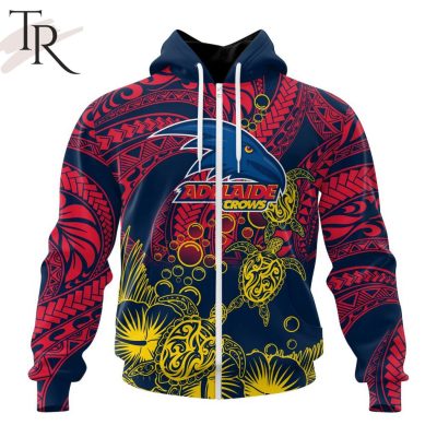 Personalized AFL Adelaide Crows Special Polynesian Design Hoodie - Torunstyle