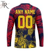 Personalized Afl Adelaide Crows Special Polynesian Design Hoodie Cutting Dash - demo10