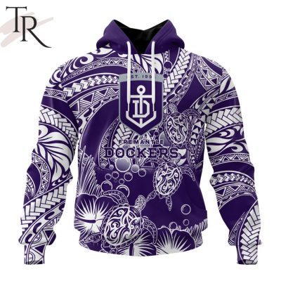 Personalized AFL Fremantle Dockers Special Polynesian Design Hoodie - Torunstyle