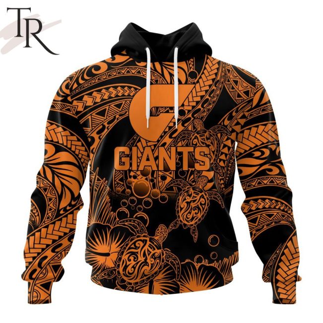 Personalized AFL Greater Western Sydney Giants Special Polynesian Design Hoodie - Torunstyle