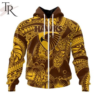 Personalized AFL Hawthorn Football Club Special Polynesian Design Hoodie - Torunstyle