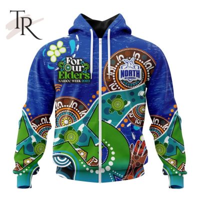 Personalized AFL North Melbourne Football Club Special Design For NAIDOC Week For Our Elders Hoodie 3D
