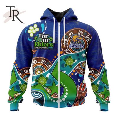 Personalized AFL West Coast Eagles Special Design For NAIDOC Week For Our Elders Hoodie 3D
