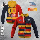 Personalized Guernsey Mix V2 Afl Adelaide Crows Hoodie 3d Stand Easy Bro - demo10
