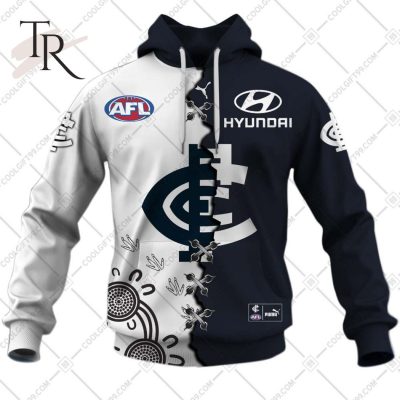 Personalized Guernsey Mix V2 AFL Carlton Blues Hoodie 3D