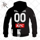 Personalized Guernsey Mix V2 Afl Collingwood Magpies Hoodie 3d Heroine - demo10