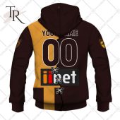 Personalized Guernsey Mix V2 Afl Hawthorn Hawks Hoodie 3d Gang Of Rockstars - demo10