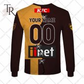 Personalized Guernsey Mix V2 Afl Hawthorn Hawks Hoodie 3d Studious Look - demo10