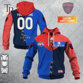 Personalized Guernsey Mix V2 Afl Melbourne Demons Hoodie 3d Sizzling - demo10