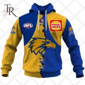 Personalized Guernsey Mix V2 Afl West Coast Eagles Hoodie 3d Good Click - demo10