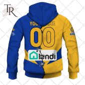 Personalized Guernsey Mix V2 Afl West Coast Eagles Hoodie 3d Long Time - demo10