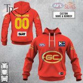 Personalized Home Guernsey 2023 Afl Gold Coast Suns Hoodie Good One Dear - demo10