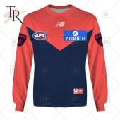 Personalized Home Guernsey 2023 Afl Melbourne Demons Hoodie Stand Easy Bro - demo10