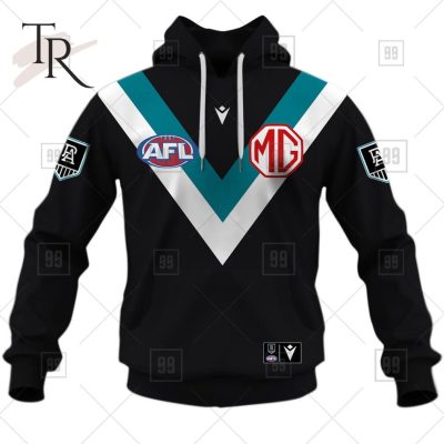 Personalized Home Guernsey 2023 AFL Port Adelaide Power Hoodie