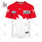 Personalized Home Guernsey 2023 Afl Sydney Swans Hoodie Trending Picture Dear - demo10