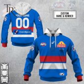 Personalized Home Guernsey 2023 Afl Western Bulldogs Hoodie Good Click - demo10