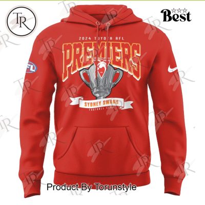 Premiers 2024 Toyota AFL Sydney Swans Hoodie - Torunstyle