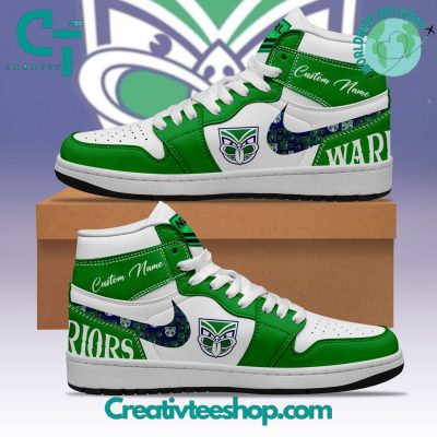 NRL New Zealand Warriors Air Jordan 1 Sneakers