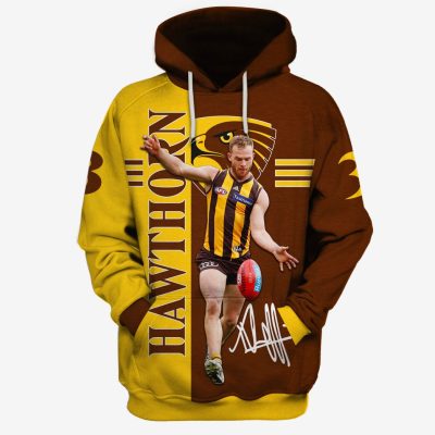 MEW-T17AFLHFC001 hawthorn football club Tom Mitchell #3 Limited Edition 3D All Over Printed Shirts For Men & Women