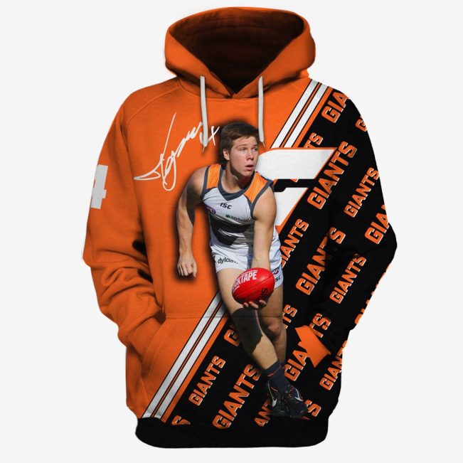 MEW-T16AFLGWSG001 Greater Western Sydney Giants, Toby Greene #4 Limited Edition 3D All Over Printed Shirts For Men & Women